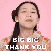 Big Big Thank You Tina Yong GIF - Big Big Thank You Tina Yong Thankful GIFs