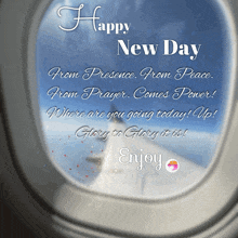 happy new day from presence from peace from prayer comes power where are you going today up glorify to glory it is enjoy