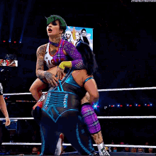 Tamina Natalya GIF - Tamina Natalya Hart Attack GIFs