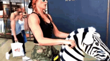 Becky Lynch Zebra GIF - Becky Lynch Zebra Wwe GIFs