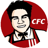 Cfc Cartel Kentucky Chicken Sticker - Cfc Cartel Kentucky Chicken Ckc Stickers