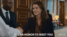 It'S An Honor To Meet You Ambassador Kate Wyler GIF