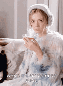 What Its My Morning Juice GIF - What Its My Morning Juice Annoyed GIFs