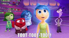 Inside Out Toot Toot Inside Out Brutte Notizie GIF - Inside Out Toot Toot Inside Out Inside Out Brutte Notizie GIFs