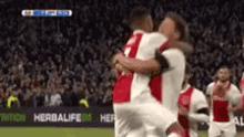 Ajax Group Hug GIF - Ajax Group Hug Football GIFs