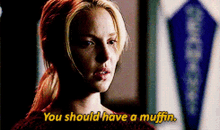 greys anatomy izzie stevens national muffin day you should have a muffin muffin