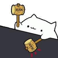 Ban Cat Sticker - Ban Cat Stickers