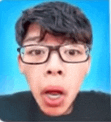 Guy With Glasses Shocked GIF - Guy With Glasses Shocked What GIFs
