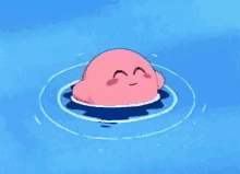 Smile Kirby GIF - Smile Kirby Blushing GIFs
