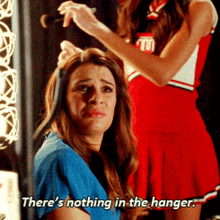 Glee Rachel Berry GIF - Glee Rachel Berry Theres Nothing In The Hanger GIFs