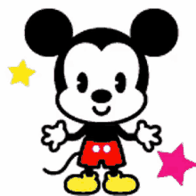 Mickey Mouse Yay GIF - Mickey Mouse Yay Stars GIFs