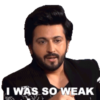 I Was So Weak Dheeraj Dhoopar Sticker - I Was So Weak Dheeraj Dhoopar Pinkvilla Stickers