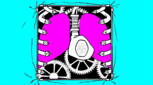 Beating Lungs Bobby Sessions GIF - Beating Lungs Bobby Sessions Cog In The Machine Song GIFs