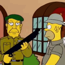 The Simpsons Scout GIF - The Simpsons Scout Serious GIFs