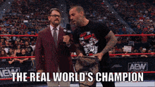 Cm Punk Real Champion The Real Worlds Champion GIF - Cm Punk Real Champion The Real Worlds Champion Real World Champion GIFs