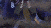 a cartoon of a woman holding a sword standing next to a giant monster