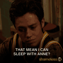 That Mean I Can Sleep With Ann Question GIF - That Mean I Can Sleep With Ann Question Surprised GIFs