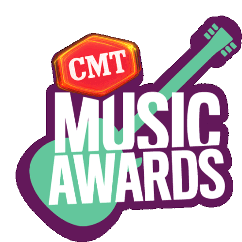 Cmt Music Awards Guitar Sticker - Cmt Music Awards Guitar Cmt Awards Stickers