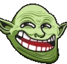 The Galactic Republic Yoda Sticker - The Galactic Republic Yoda Trollface Stickers
