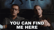 You Can Find Me Here Ryan Locke GIF - You Can Find Me Here Ryan Locke Patrick Carleton GIFs