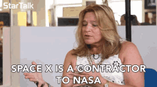 Space X Is A Contractor To Nasa Ellen Stofan GIF - Space X Is A Contractor To Nasa Ellen Stofan Startalk GIFs