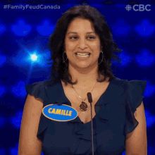 Laughing Camille GIF - Laughing Camille Family Feud Canada GIFs