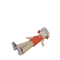 a cartoon character is laying down with the words " i 'm bored " behind him