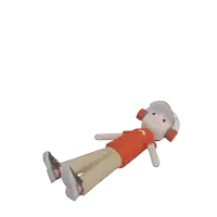 a cartoon character is laying down with the words " i 'm bored " behind him