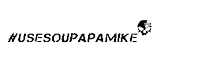 a black and white logo that says #usesoupapamike