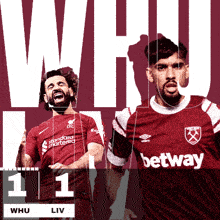 West Ham United F.C. (1) Vs. Liverpool F.C. (1) Half-time Break GIF - Soccer Epl English Premier League GIFs