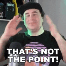 Thats Not The Point Daniel Ibbertson GIF - Thats Not The Point Daniel Ibbertson Dj Slope GIFs