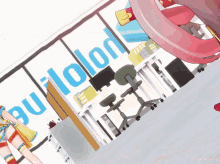 ayame hololive vtuber hololive graffiti anime