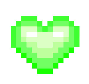Green Heart Sticker - Green Heart Green Stickers