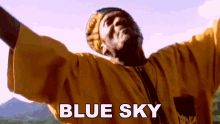 Blue Sky Jimmy Cliff GIF - Blue Sky Jimmy Cliff I Can See Clearly Now Song GIFs