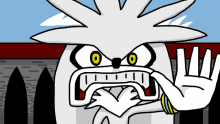 Silver The Hedgehog Throwing Up GIF - Silver The Hedgehog Throwing Up Throw Person GIFs