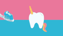 Dentist Unicorn GIF - Dentist Unicorn Brush Your Teeth GIFs
