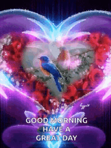 Good Morning Have A Great Day Heart GIF