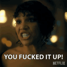 You Fucked It Up Allison Hargreeves GIF - You Fucked It Up Allison Hargreeves Emmy Raver Lampman GIFs