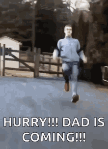Dad Running GIF