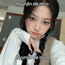 Hyunjin De Nico Loona GIF - Hyunjin De Nico Loona Loossemble GIFs