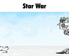 The Battle Cats Star Wars GIF - The Battle Cats Star Wars At-st GIFs