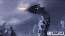 a screenshot of a video with the word kapwing in the corner