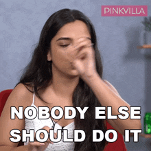 Nobody Else Should Do It Ahsaas Channa GIF - Nobody Else Should Do It Ahsaas Channa Pinkvilla GIFs
