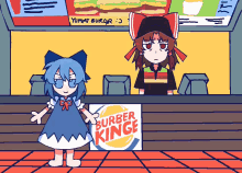 Cirno Touhou GIF - Cirno Touhou Burger King GIFs