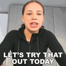 Lets Try That Out Today Fernanda Ramirez GIF - Lets Try That Out Today Fernanda Ramirez Let Give It A Try GIFs