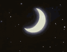 moon good night meteor
