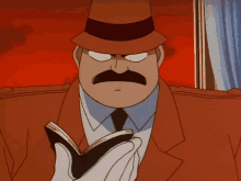 Detective Conan Juzo Megure GIF