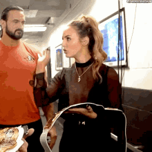 Becky Lynch When The Man Comes Around GIF - Becky Lynch When The Man Comes Around Drew Mc Intyre GIFs