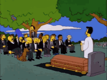 the simpsons laughing funeral frank grimes