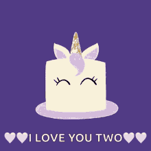 Unicorn Happy Birthday GIF